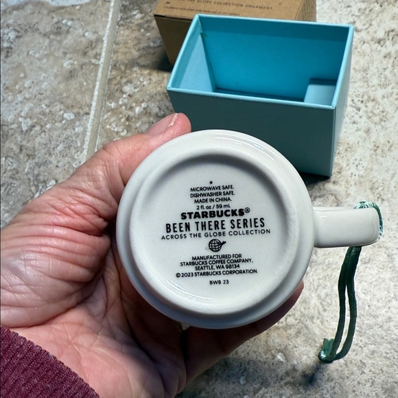 Starbucks Hawaii Been There Series Ornament Mug 2oz collectible ceramic mug. New - Picture 3 of 4